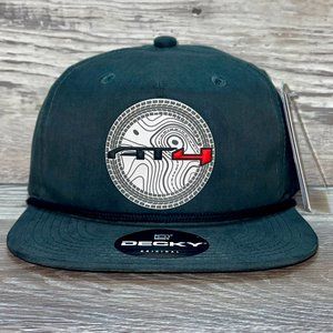 GMC AT4 Topo 3D Classic Rope Hat- Charcoal/ Black